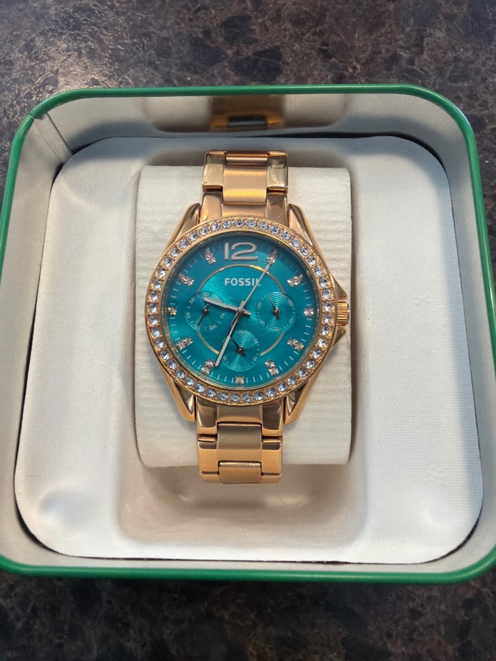 Rose gold Fossil Watch